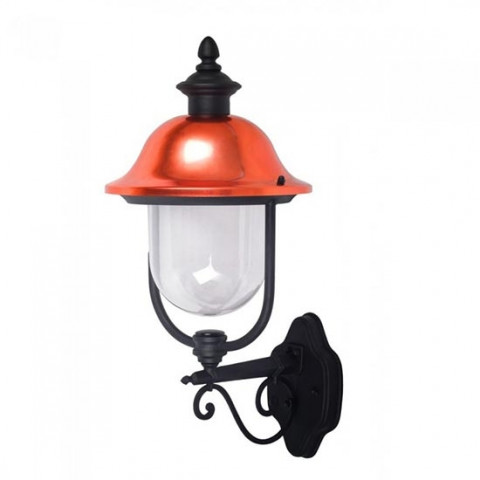 V-tac vt-853 applique du jardin lamp 1xe27 facing up aluminium grafite matt black ip44 - sku 7532