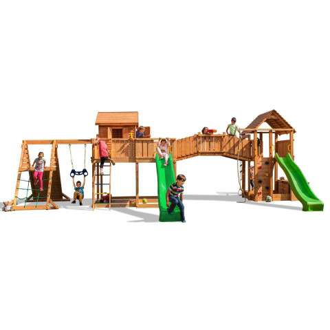 Plateforme de jeux en bois spider land