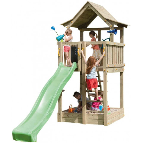 Aire de jeux en bois pagode