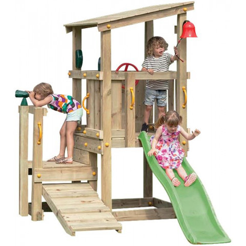 Aire de jeux en bois cascade