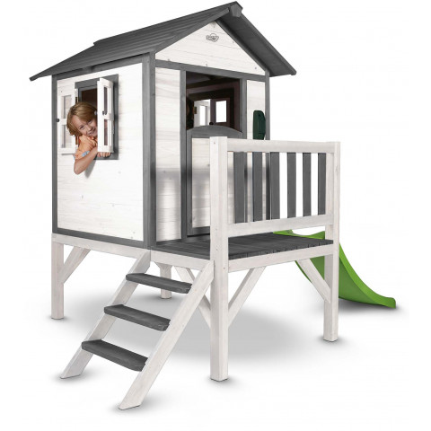 Maisonnette enfant sunny lodge xl en cèdre
