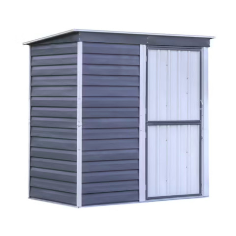 Abri métal habrita foresta spacemaker shed in box 2,35m2 toit 1 pente avec simple porte fermière