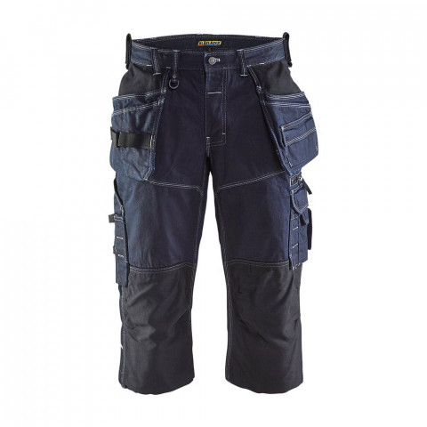 Pantacourt de travail x1900 artisan blaklader cordura denim - taille au choix