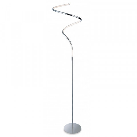 Lampadaire led gemini, chrome