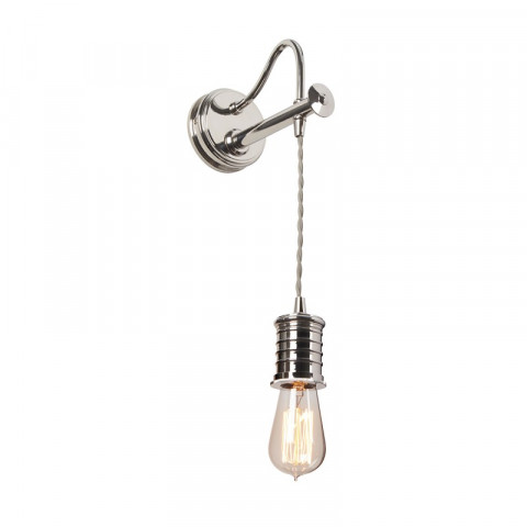 Applique douille, nickel poli