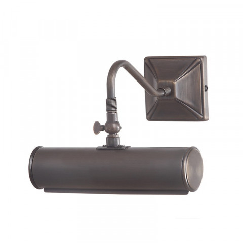 Applique picture light, bronze foncé, 19 cm