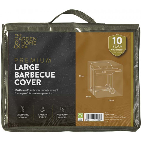 Housse pour barbecue rectangulaire 170 cm