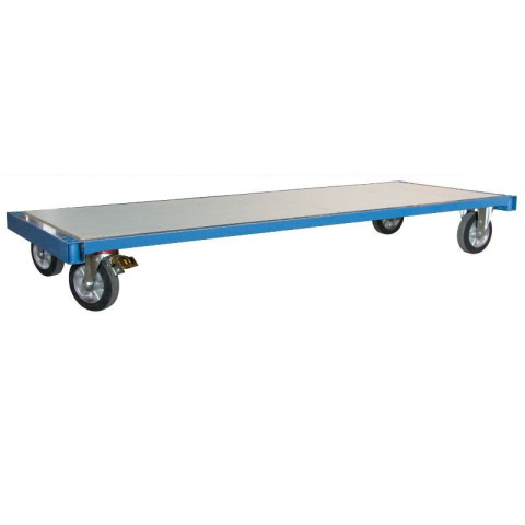 Plateau roulant charges longues, 1600 x 800 mm, 1200 kg