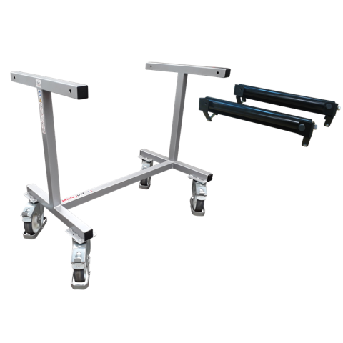 Chariot charges longues à hauteur variable avec rouleaux 400 kg - 800009589