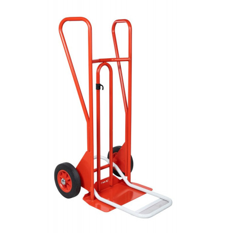 Diable à poignées fermées avec bavette 250 kg - Type de roues au choix