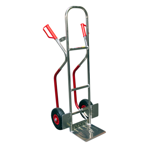 Diable aluminium avec patins bavette repliable 200 kg
