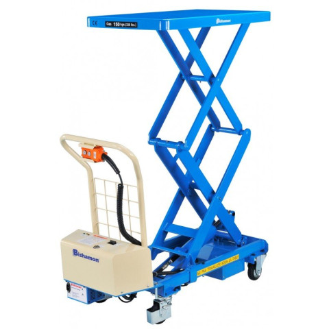 Table élévatrice électrique Bishamon® double ciseaux, 500 kg