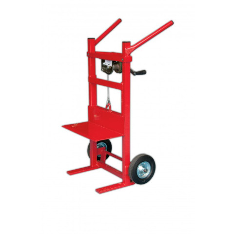 Diable élévateur, treuil auto-freiné roues PN 150 kg