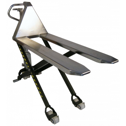 Transpalette haute levée manuel semi inox 1000 kg - 855010418