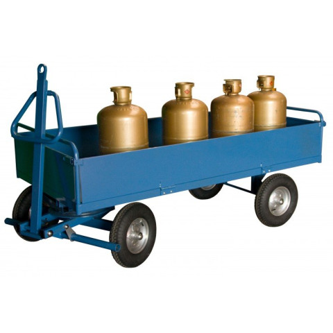 Remorque industrielle tractable 2500 x 1200 mm 1000 kg - 870007130