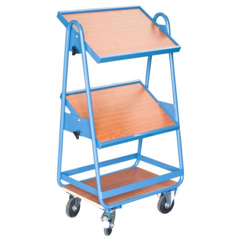 Servante à bacs armature + plateaux bois 200 kg - 880006498