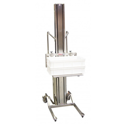 Gerbeur Moovit® Monomât inox 304 L semi-électrique levée 1200 mm 150 kg - 855009558