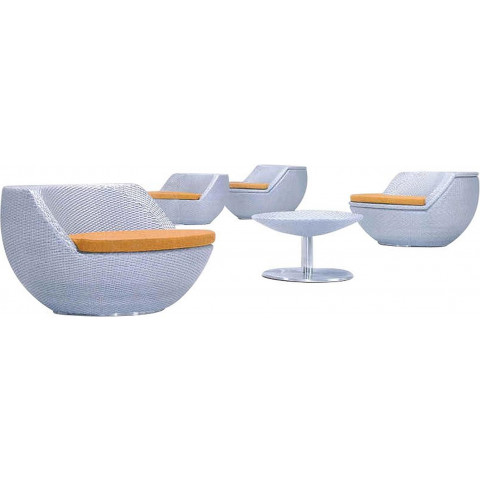Salon boule empilable avec coussins