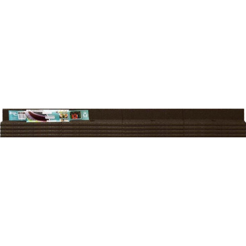 Bordure de jardin en caoutchouc recyclé lot de 4