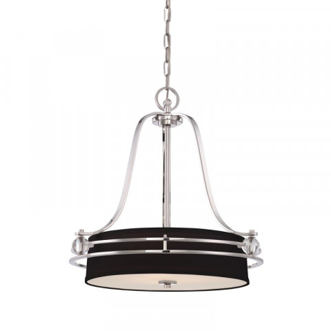 Suspension gotham, abat-jour noir