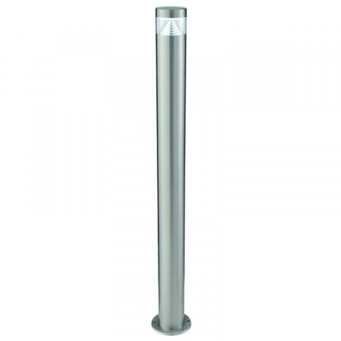 Borne cylindre 90 cm led outdoor, en acier inoxydable et polycarbonate