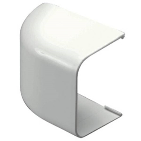 First Plast - Finition esthétique fin de goulotte mm 80x60 - blanc -  Distriartisan
