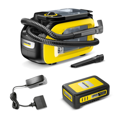 Détacheur karcher se 3-18 sans fil 18v 2,5ah li-ion largeur de travail 75mm