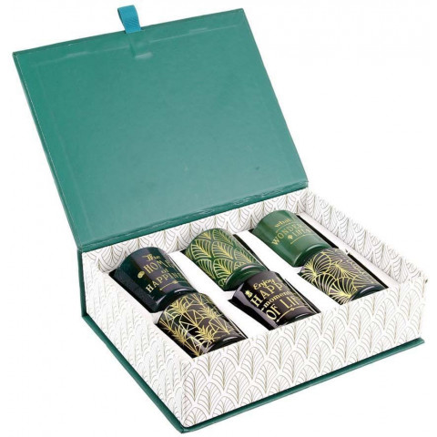 Coffret 6 bougies à la vanille "a wonderful life"