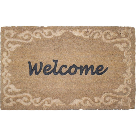 Paillasson coco relief welcome