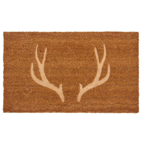 Paillasson en fibres de coco bois de cerf thermopressé