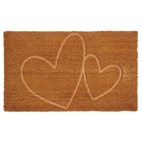 Paillasson en fibres de coco double coeur thermopressé