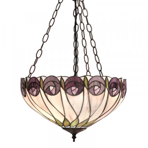 Suspension 40 cm hutchinson, verre et métal