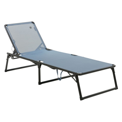 Chaise longue de camping como bleu ciel