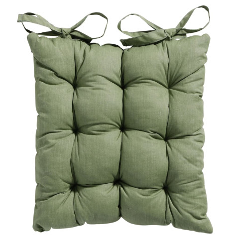 Coussin de siège toscane basic 46x46 cm vert