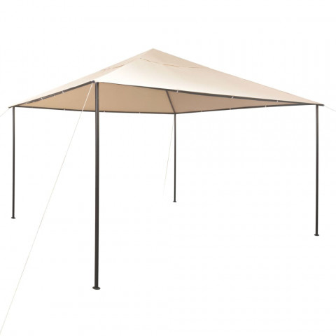 Chapiteau tente 4 x 4 m Acier Beige