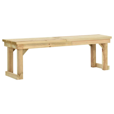 Banc de jardin 140 cm bois de pin imprégné