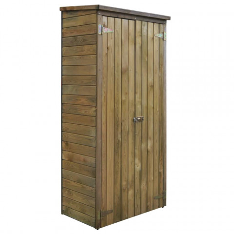 vidaxl abri a outils pour jardin pin fsc 85 x 48 x 177 cm distriartisan