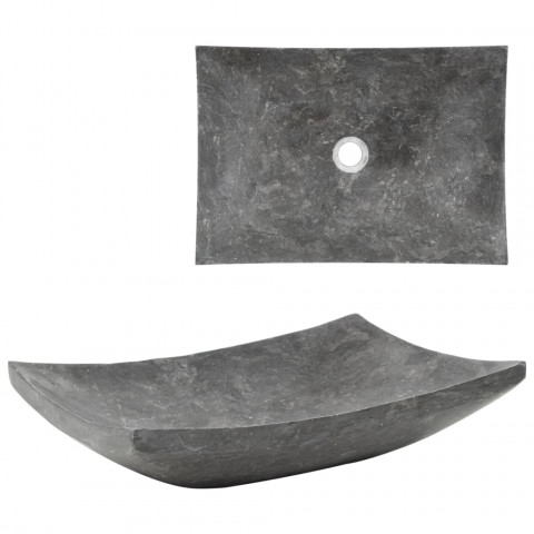 Lavabo 50 x 35 x 12 cm Marbre Noir