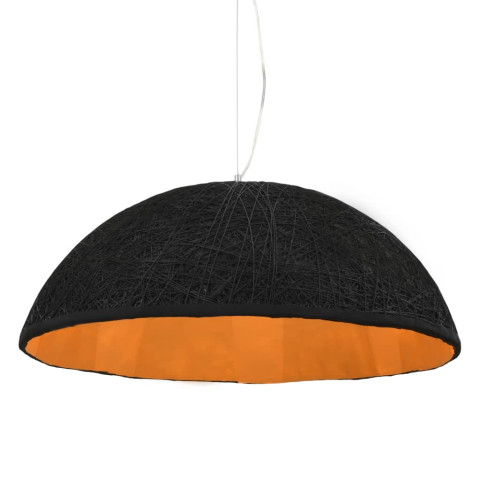 Lampe suspendue noir et doré ø70 cm e27