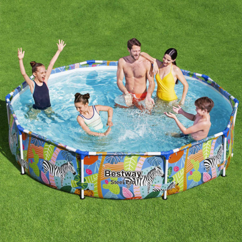 Ensemble de piscine cadre 305x66 cm