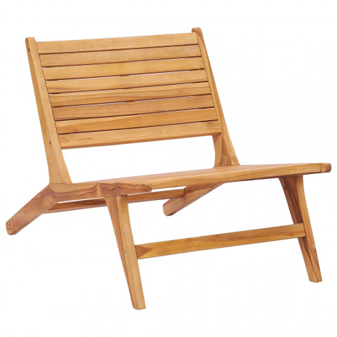 Chaise de jardin bois de teck solide