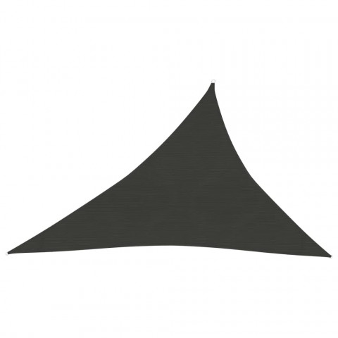 Voile d'ombrage 160 g/m² anthracite 4x5x6,8 m pehd
