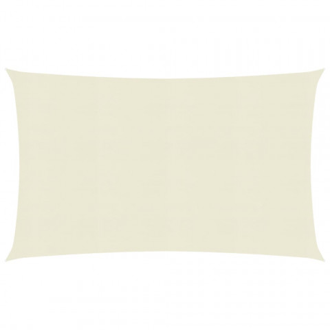 Voile d'ombrage 160 g/m² crème 5x8 m pehd