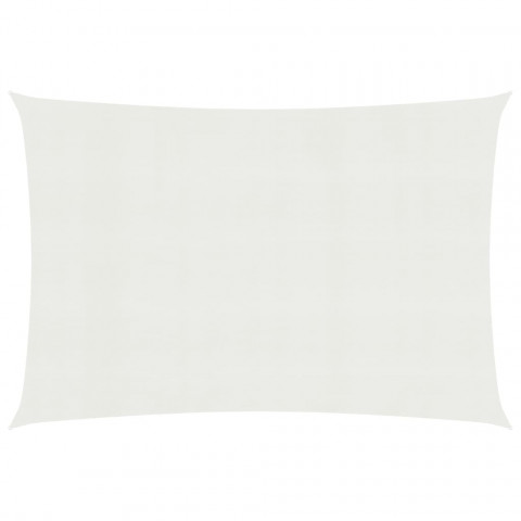 Voile d'ombrage 160 g/m² blanc 2x5 m pehd