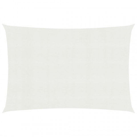 Voile d'ombrage 160 g/m² blanc 3x4,5 m pehd