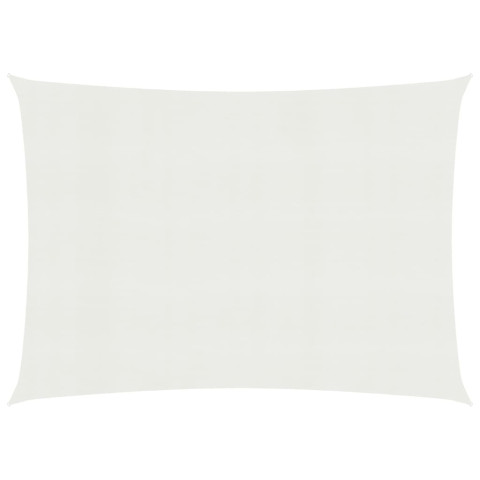 Voile d'ombrage 160 g/m² blanc 4x5 m pehd