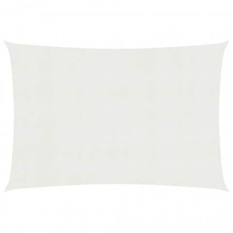 Voile d'ombrage 160 g/m² blanc 5x7 m pehd