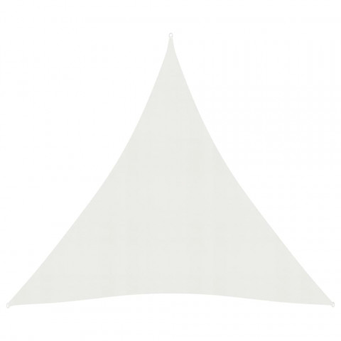 Voile d'ombrage 160 g/m² blanc 3x4x4 m pehd