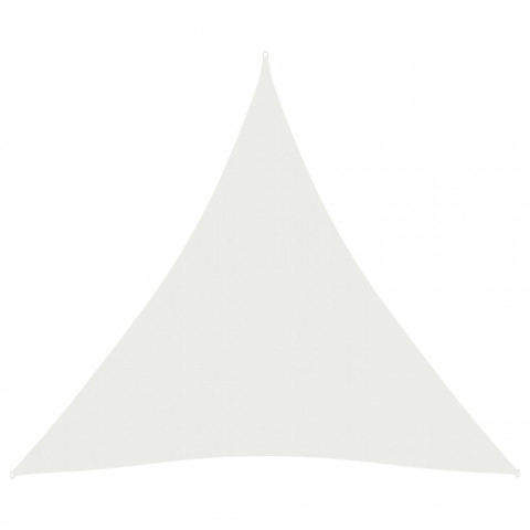 Voile d'ombrage 160 g/m² blanc 4x5x5 m pehd