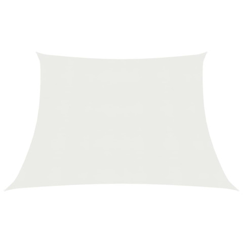 Voile d'ombrage 160 g/m² blanc 3/4x3 m pehd